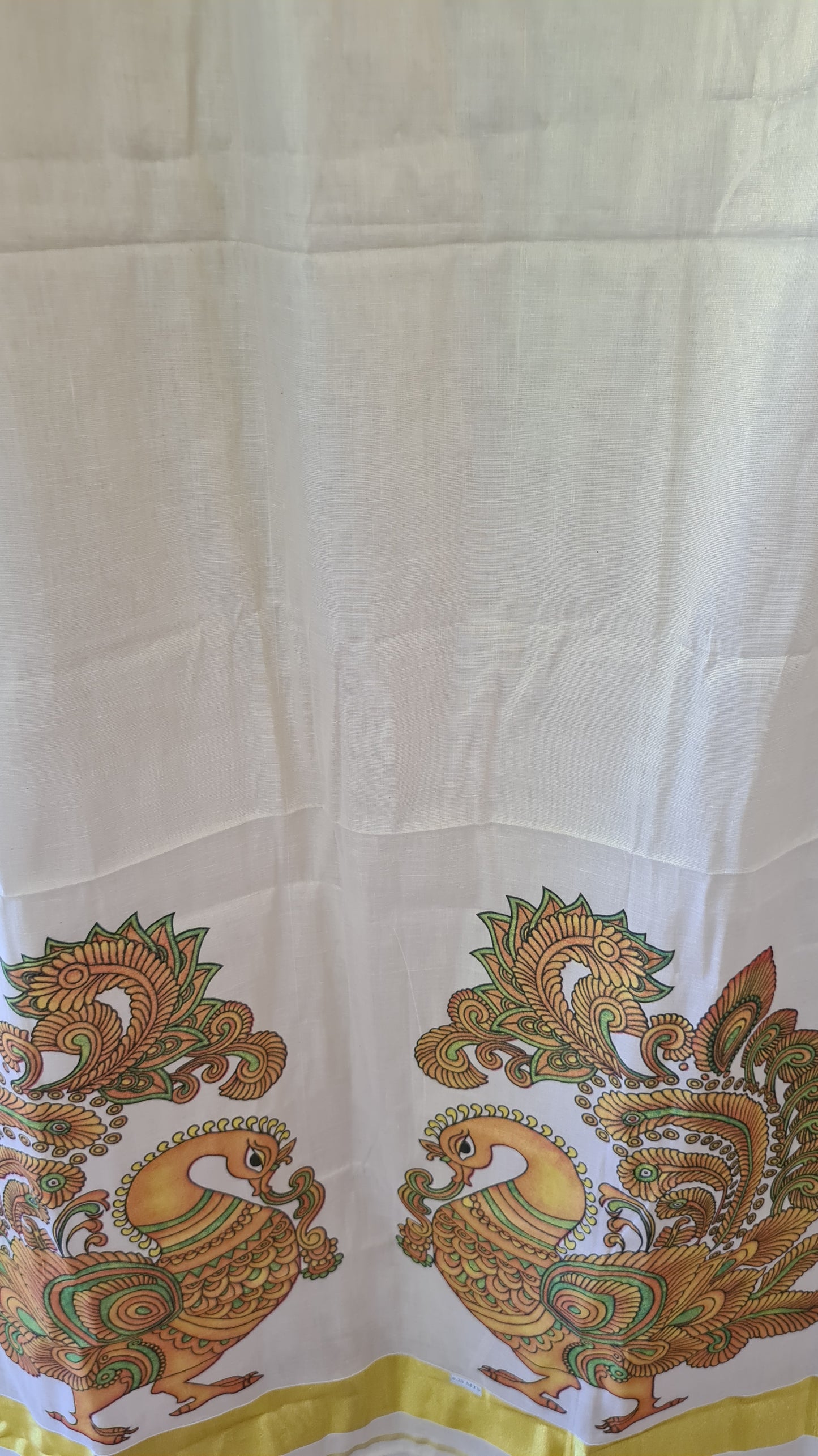 Kerala Saree in Beige and gold