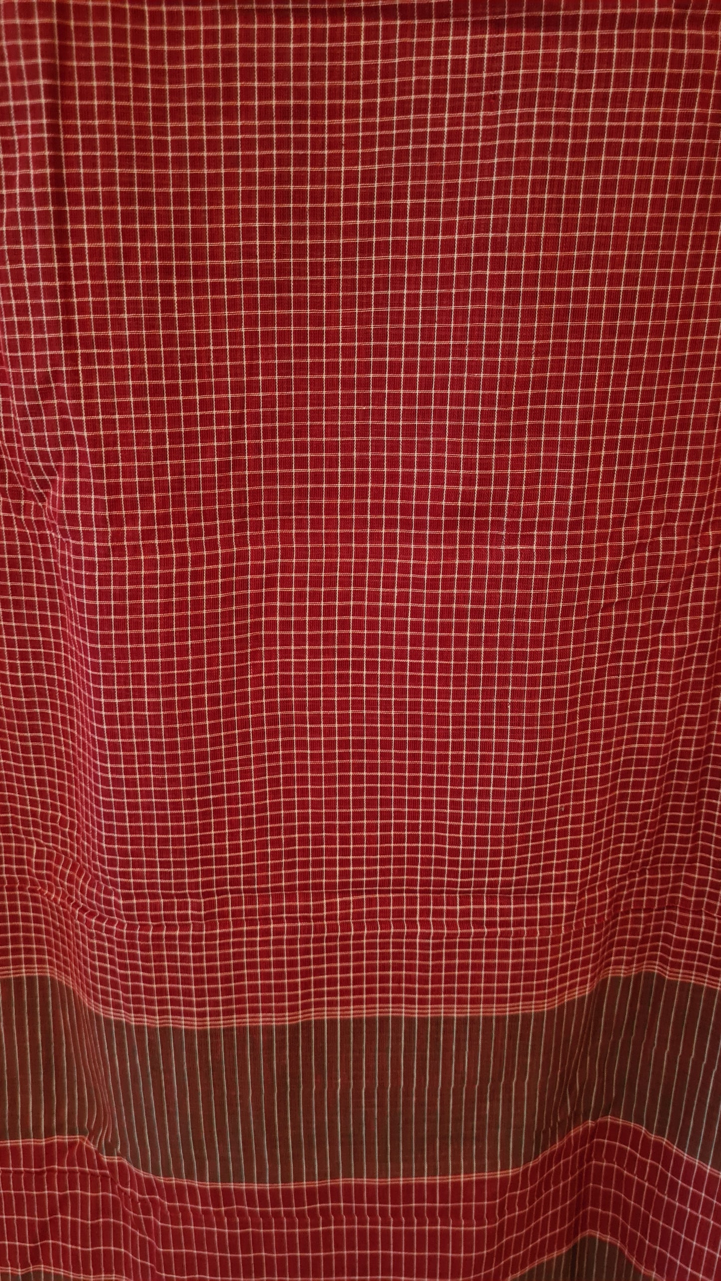 HANDWOVEN Patteda Anchu in Red