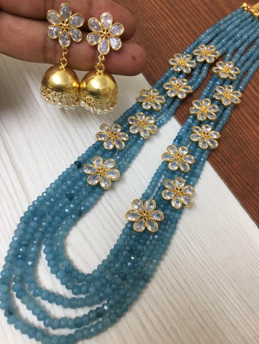 Long beaded malai