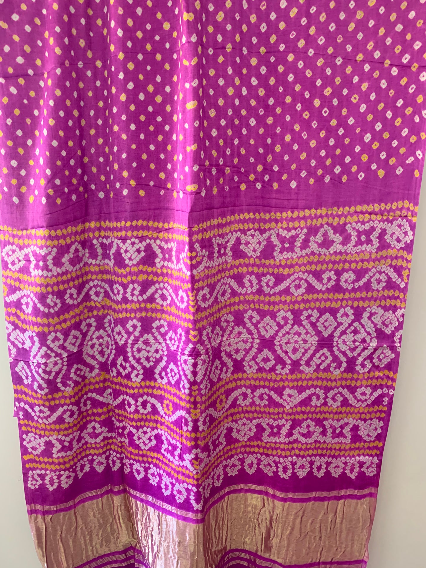 HANDWOVEN Lavender Gajji silk