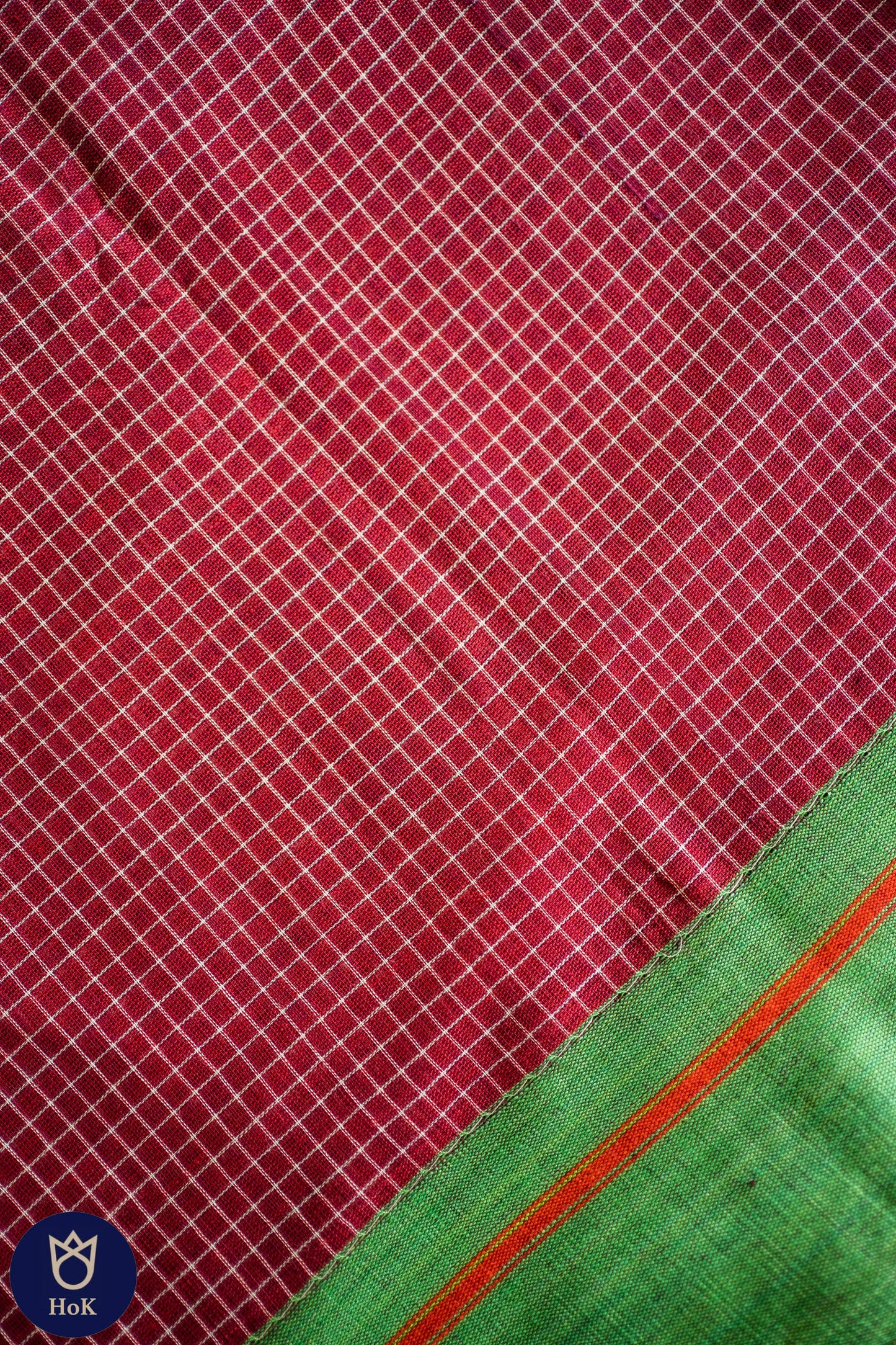 HANDWOVEN Patteda Anchu in Red