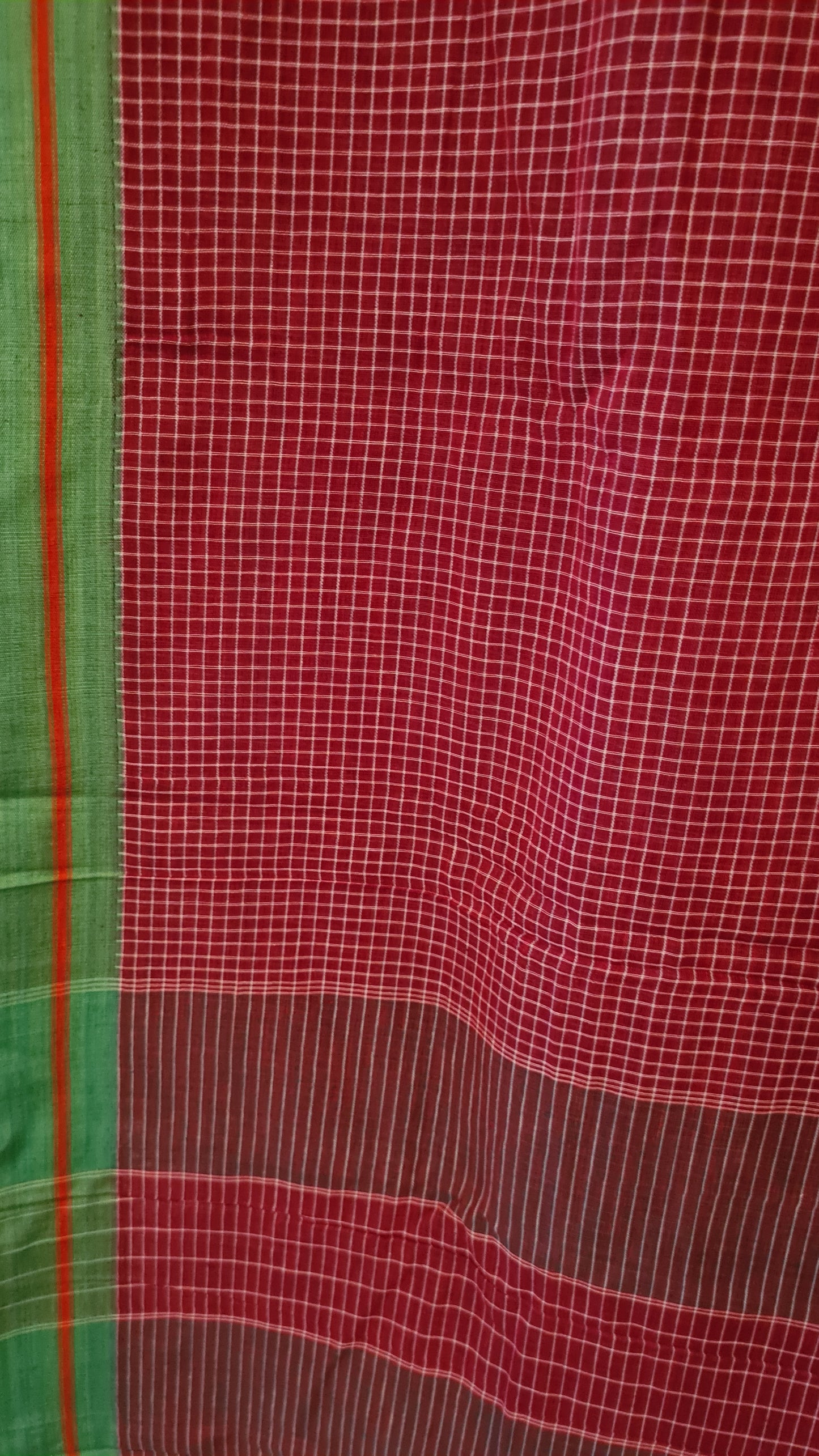 HANDWOVEN Patteda Anchu in Red