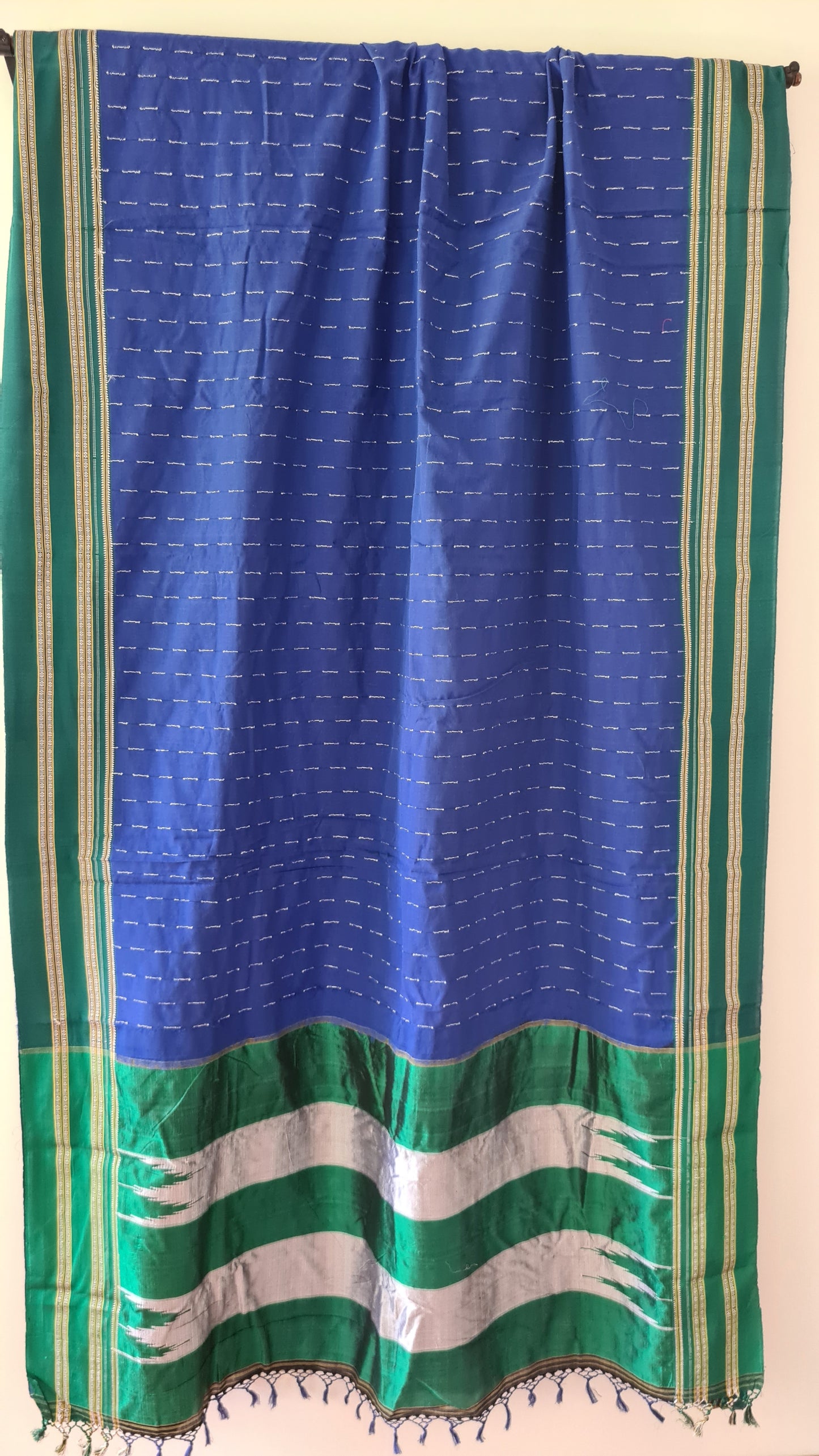 HANDWOVEN Blue Ilkal