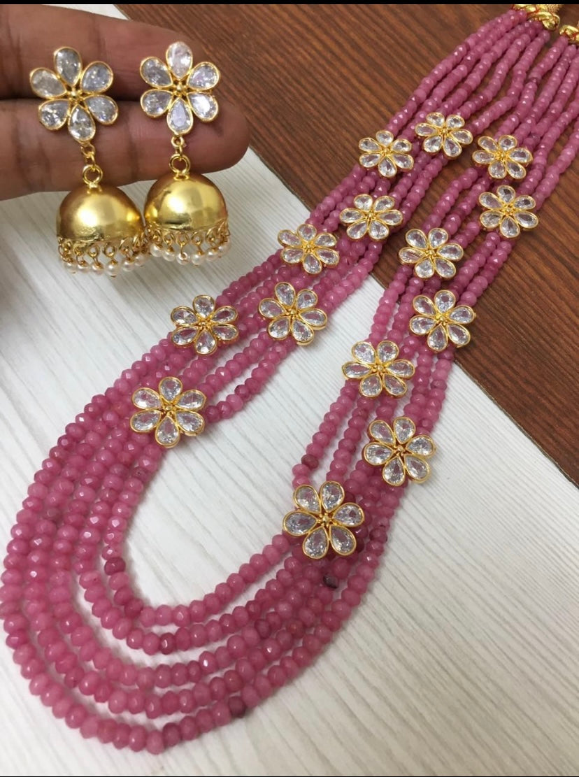 Long beaded malai