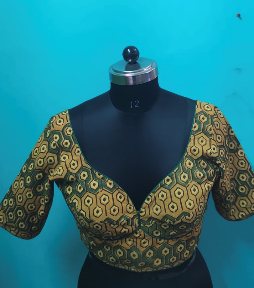 Blouse – Ajrak – Yellow
