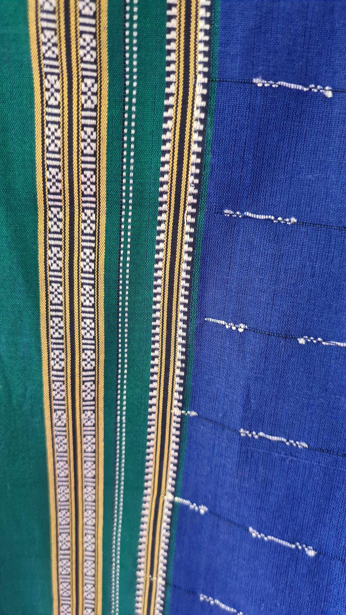 HANDWOVEN Blue Ilkal