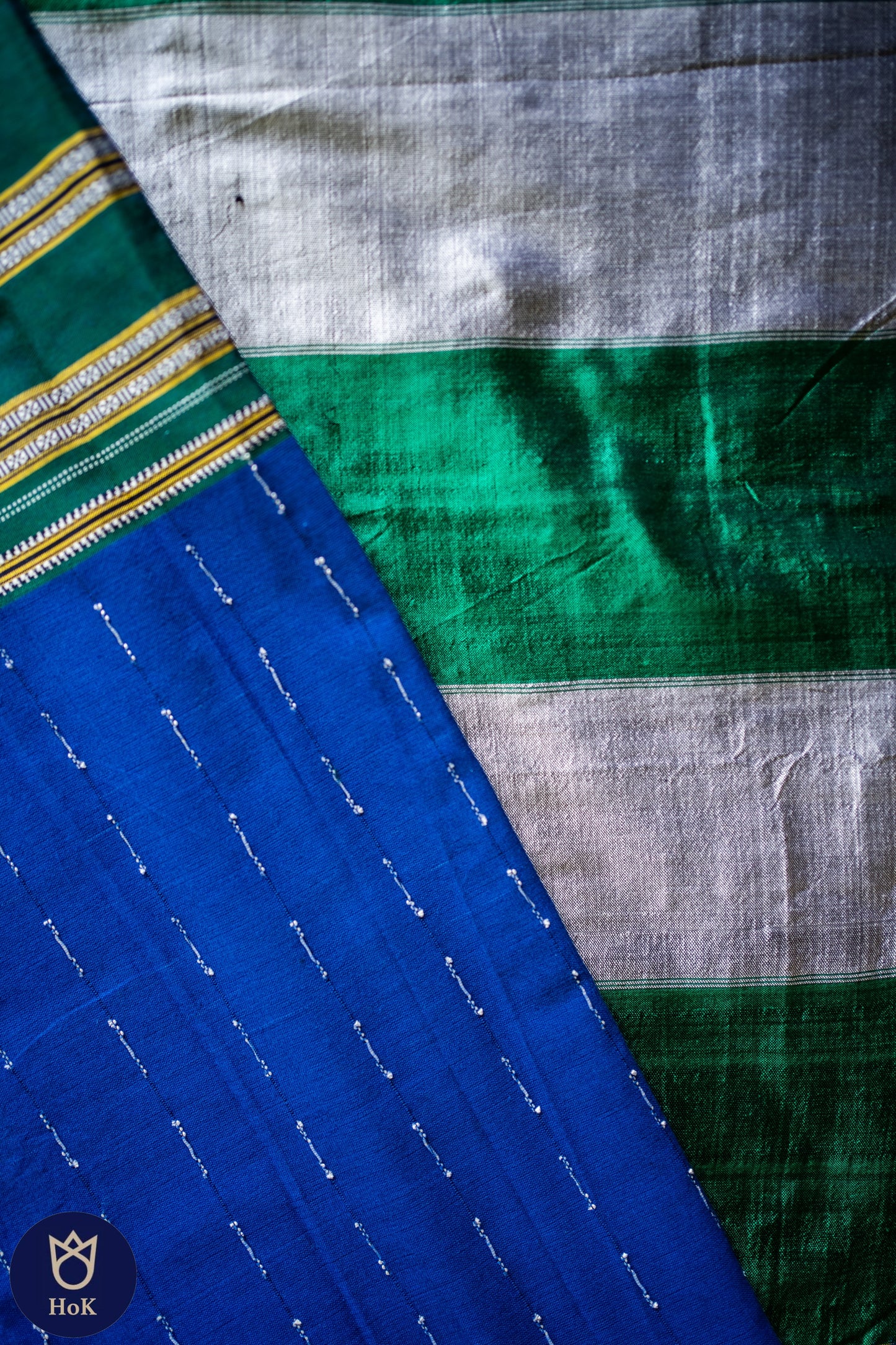 HANDWOVEN Blue Ilkal