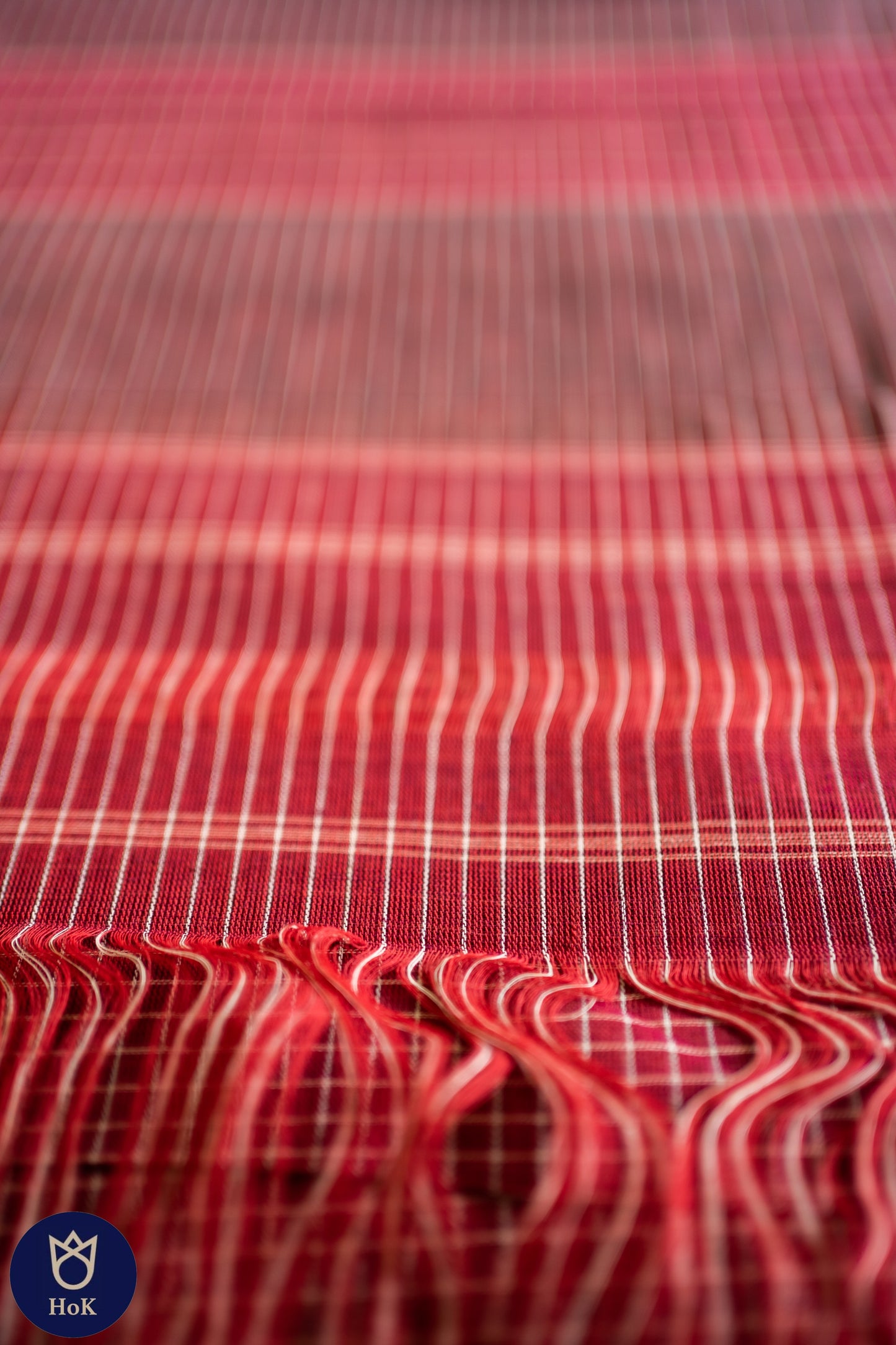 HANDWOVEN Patteda Anchu in Red