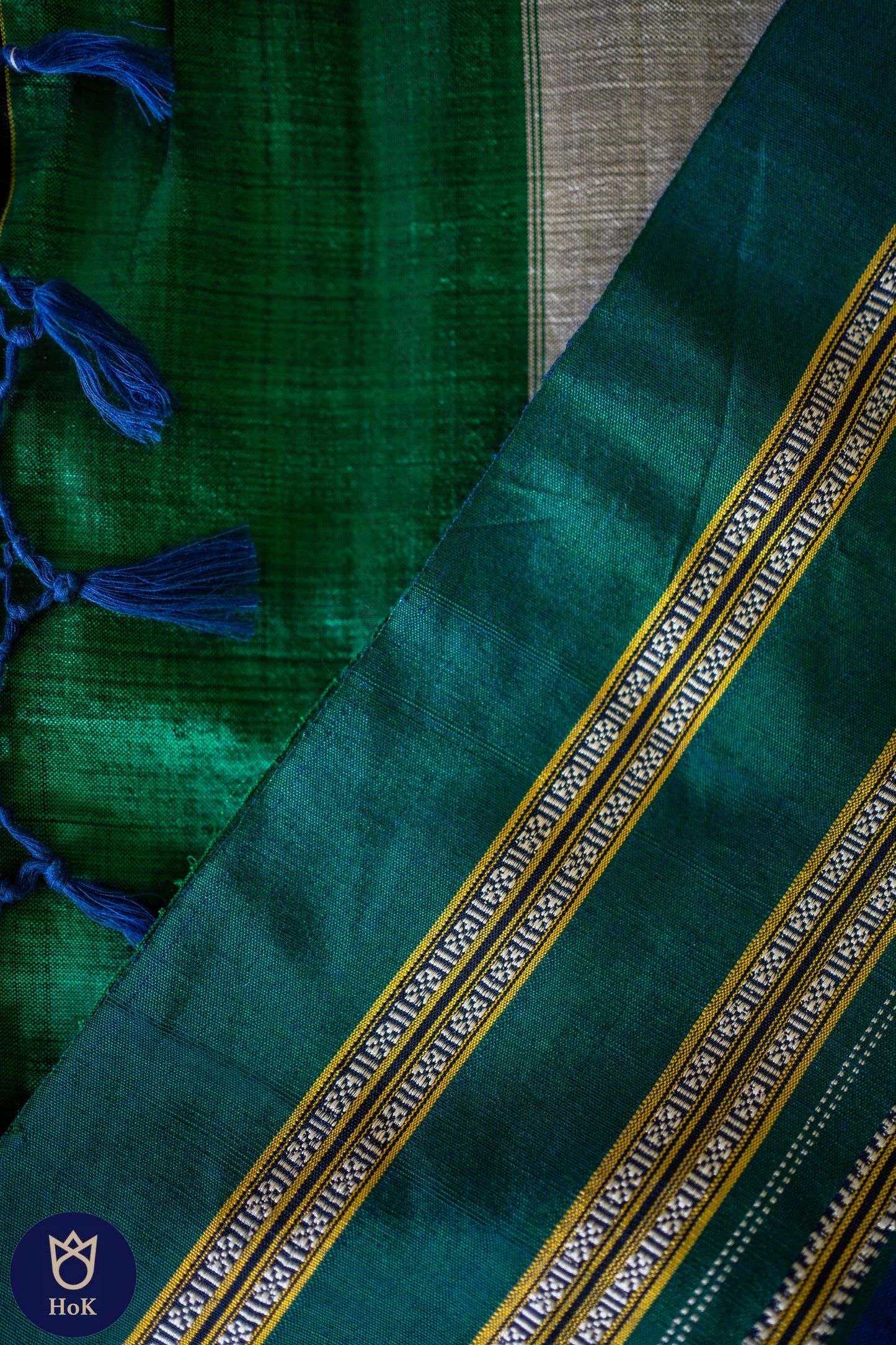 HANDWOVEN Blue Ilkal