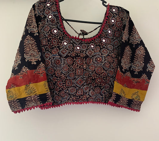 Ajrak Blouse - Black