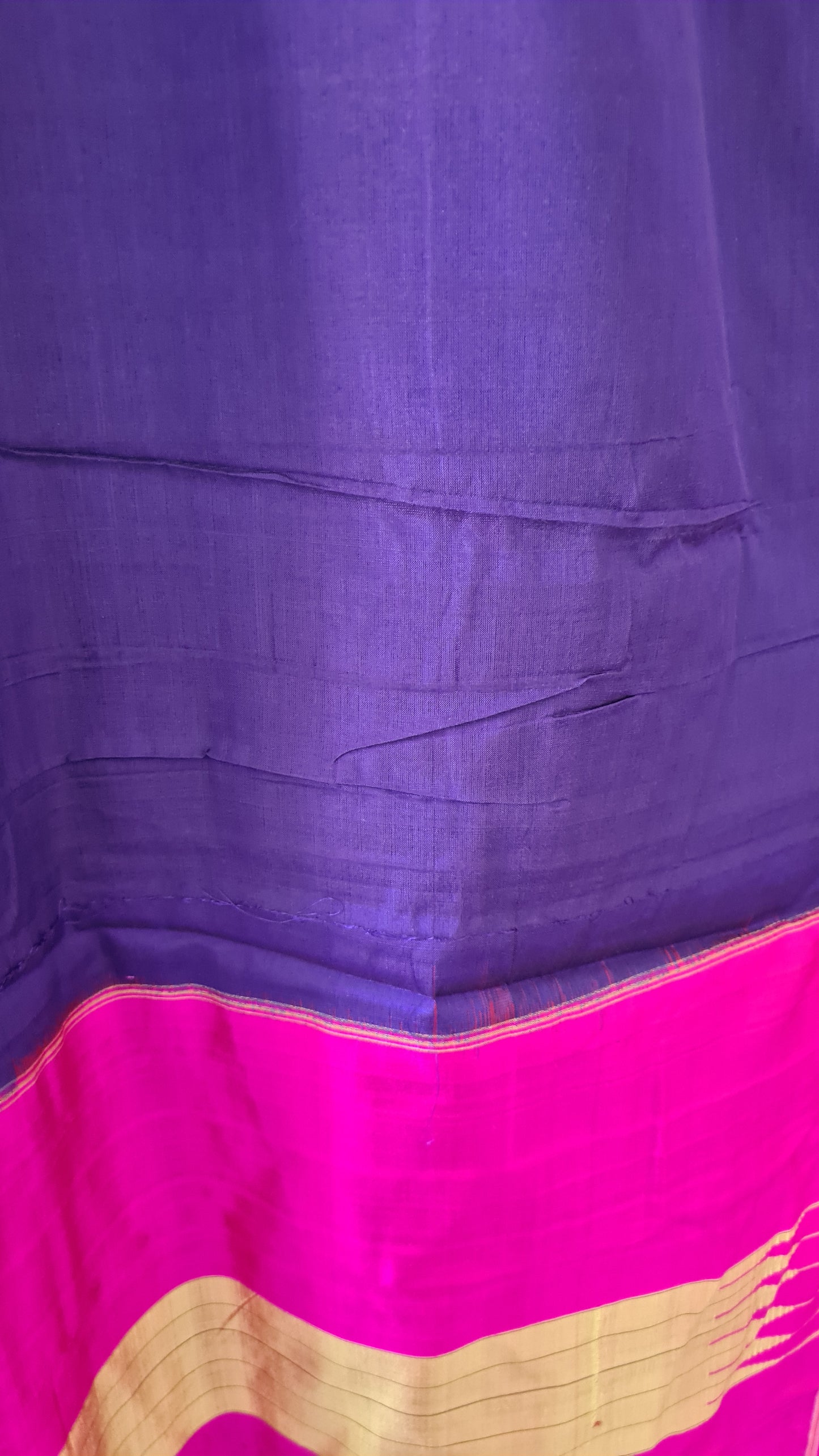 HANDWOVEN Ilkal Saree in Purple