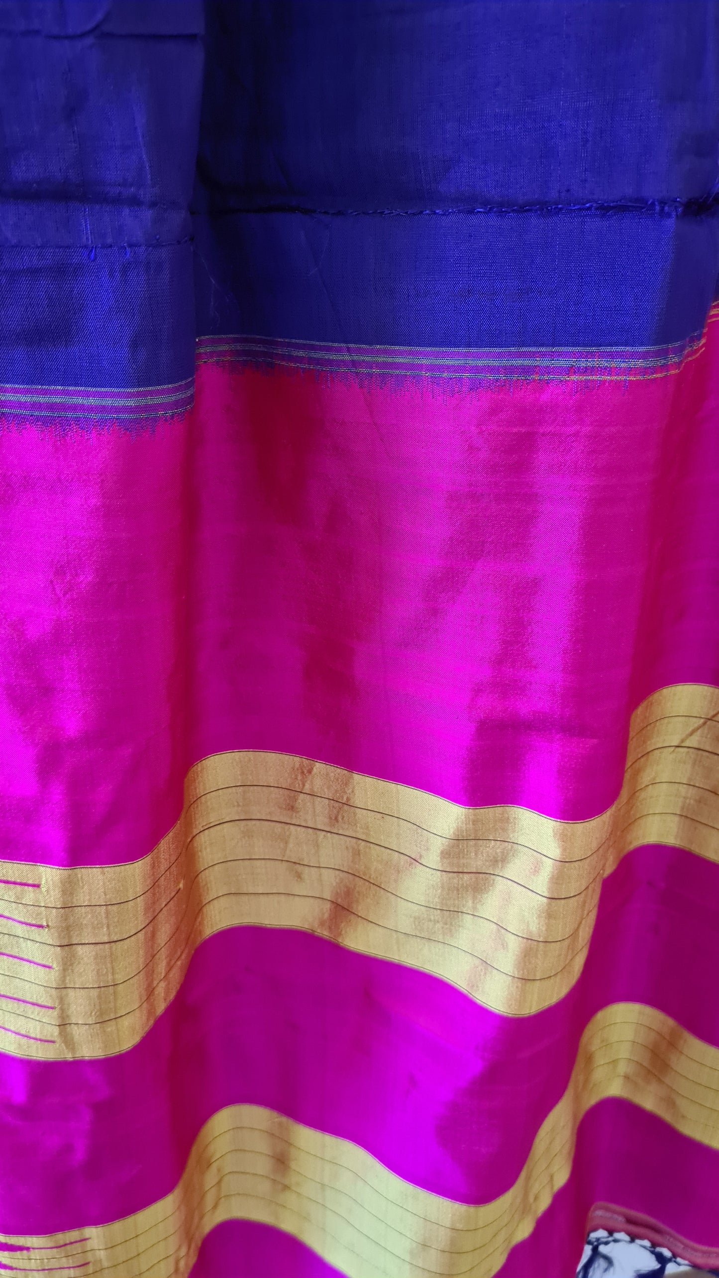 HANDWOVEN Ilkal Saree in Purple