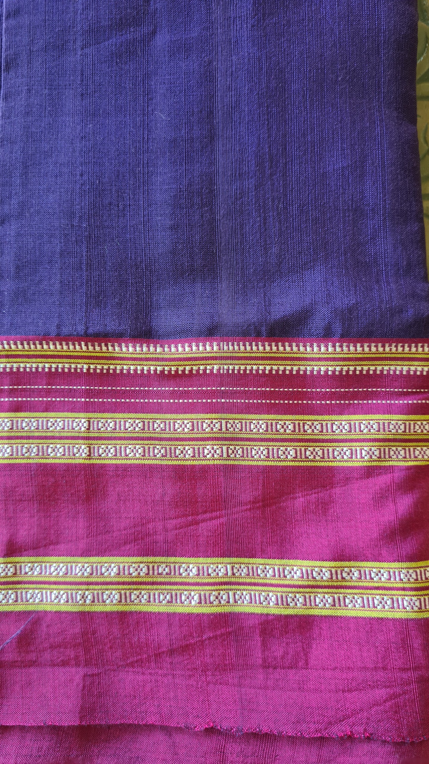 HANDWOVEN Ilkal Saree in Purple