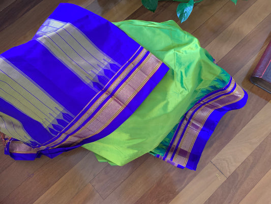 HANDWOVEN Pure Silk ILKAL saree