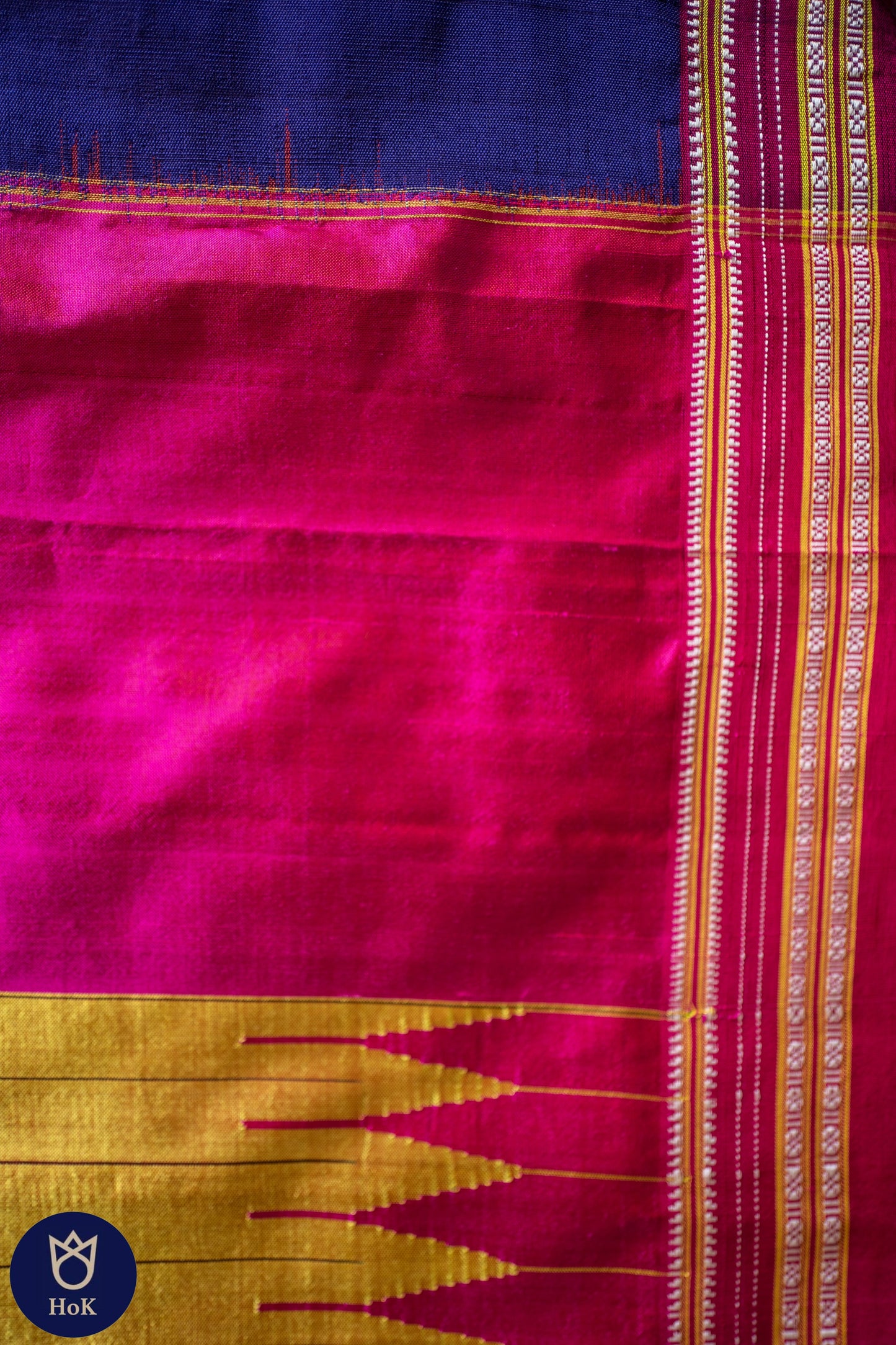 HANDWOVEN Ilkal Saree in Purple