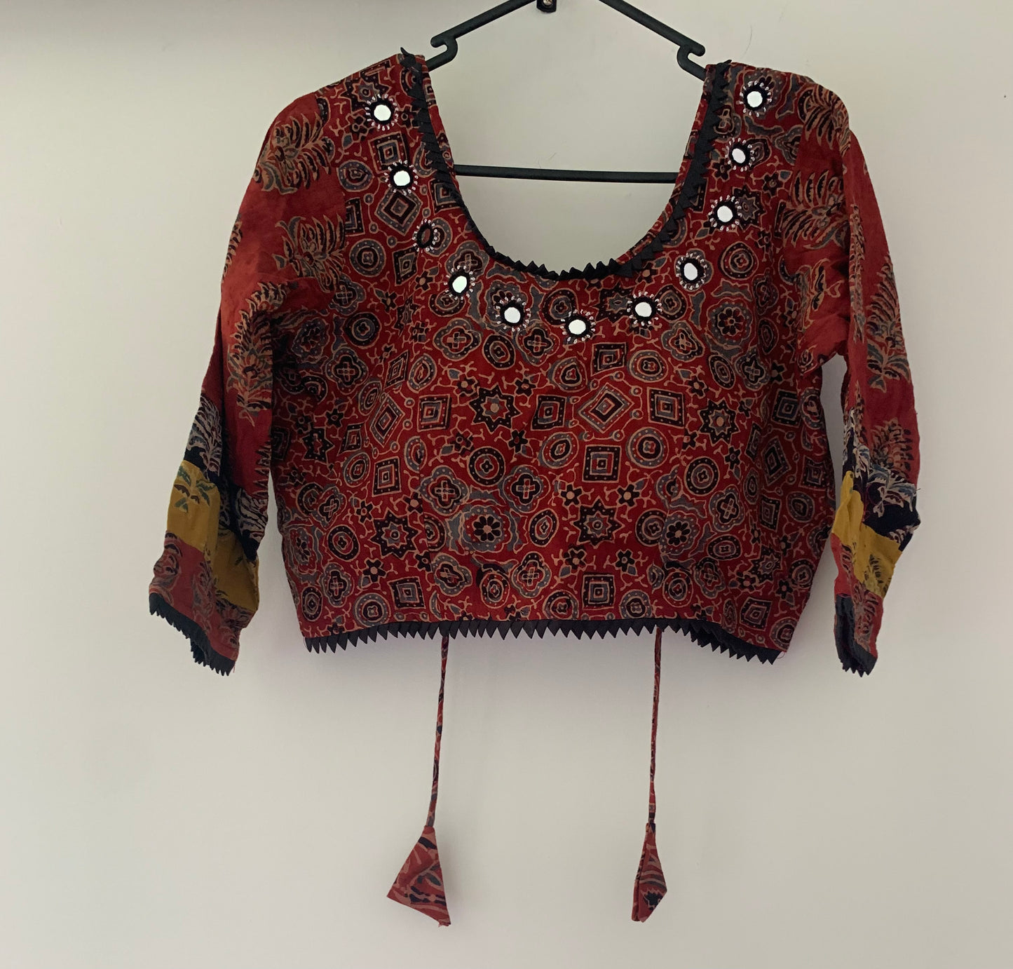 Ajrak Blouse - Red