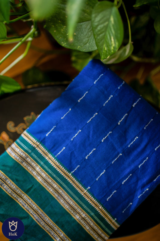 HANDWOVEN Blue Ilkal