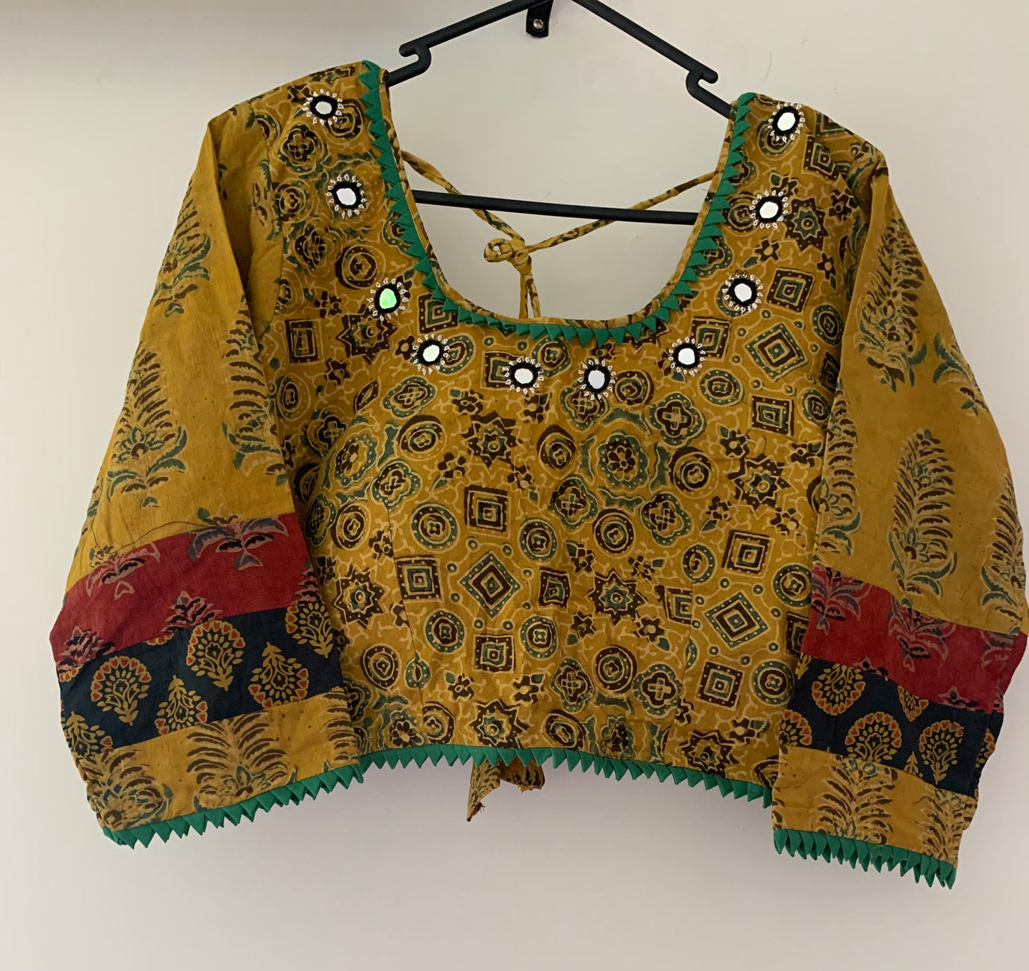 Ajrak Blouse - Yellow