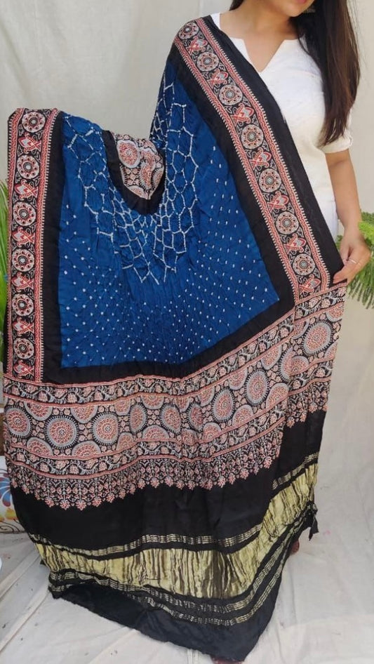 Dupatta – Blue bandhini