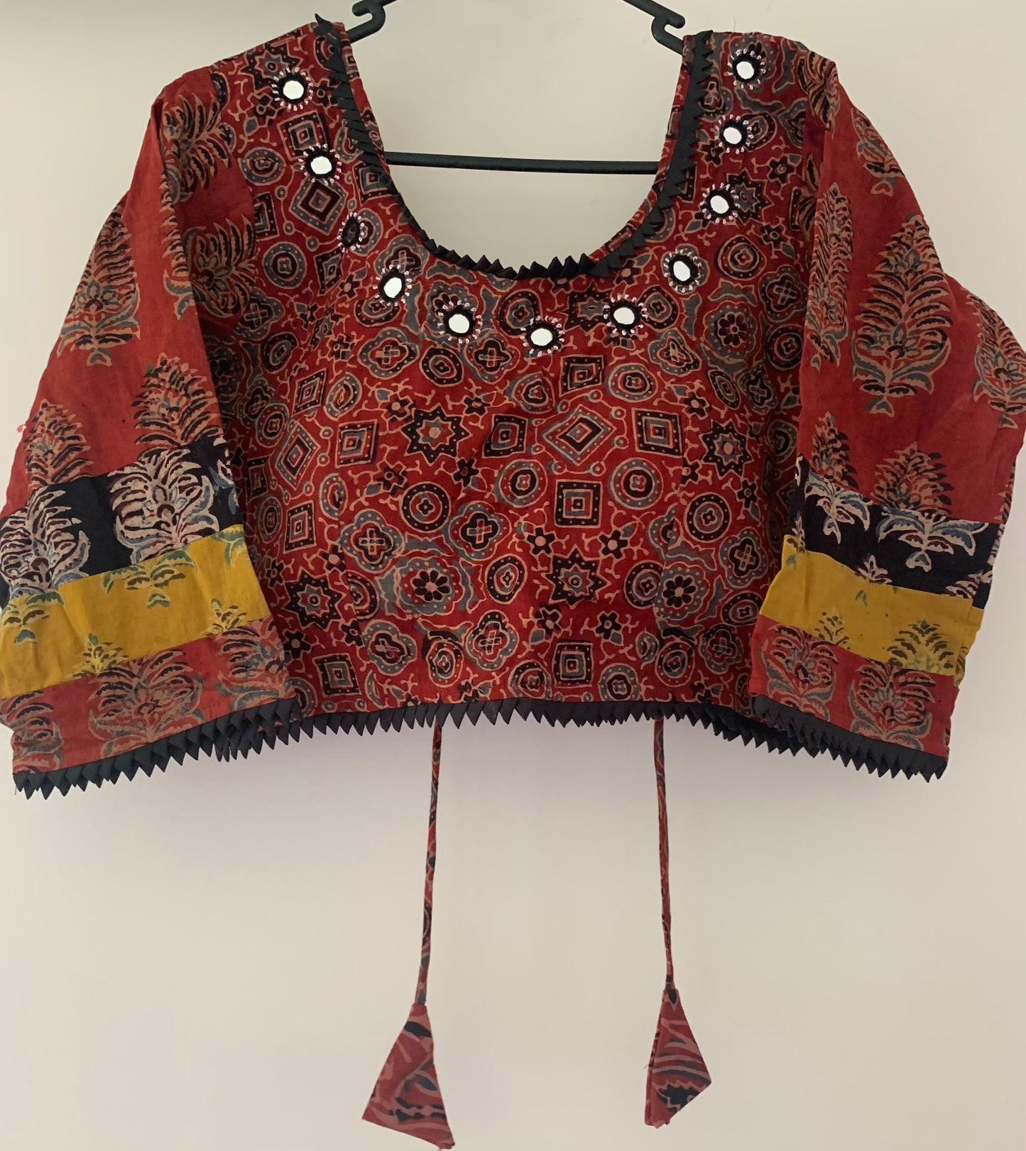 Ajrak Blouse - Red