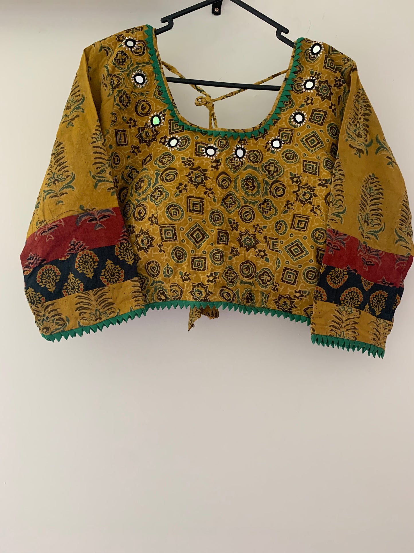 Ajrak Blouse - Yellow